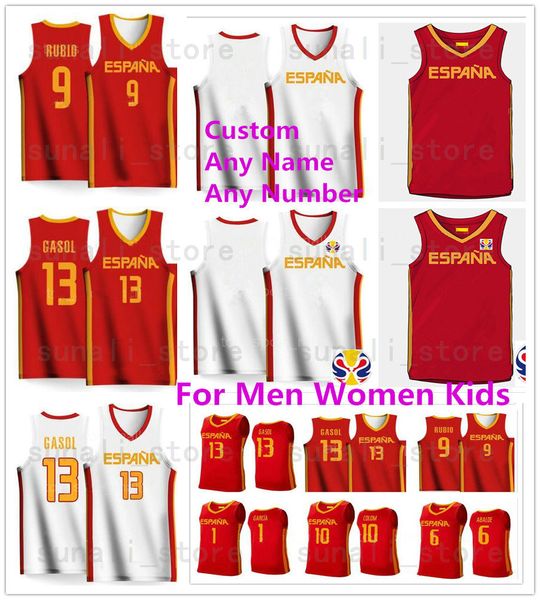 2019 World Cup Basketball Spain Jerseys Espana 13 Marc Gasol 9 Ricky Rubio 41 Juancho Hernangomez 14 Willy Geuer Fernandez Men Women Kids
2019 World Cup Basketball Spain Jerseys Espana 13 Marc Gasol 9 Ricky Rubio 41 Juancho Hernangomez 14 Willy Geuer Fernandez Men Women Kids