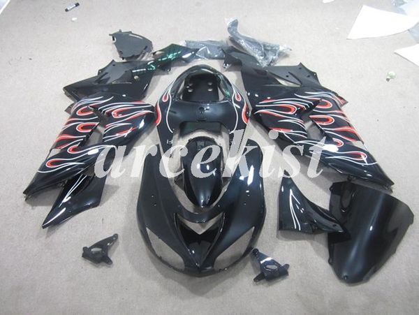 new abs motorcycle fairings kits fit for kawasaki ninja zx-10r 2006 2007 06 07 body set custom black red flame
new abs motorcycle fairings kits fit for kawasaki ninja zx-10r 2006 2007 06 07 body set custom black red flame