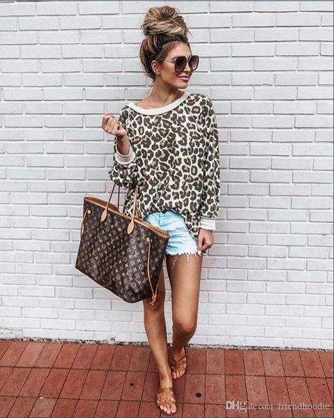 leopard long sleeve o neck womens sweatshirts loose colorful womens fashion autumn ladies hoodies, Black
leopard long sleeve o neck womens sweatshirts loose colorful womens fashion autumn ladies hoodies, Black