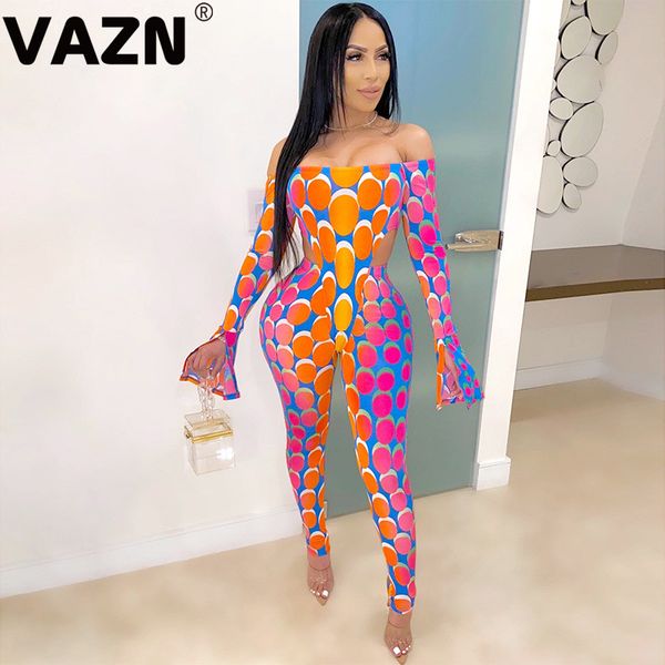 vazn autumn off shoulder 2020 set full sleeve colorful dot print casual shinny slim 2 piece sets night club young lady sets, White
vazn autumn off shoulder 2020 set full sleeve colorful dot print casual shinny slim 2 piece sets night club young lady sets, White