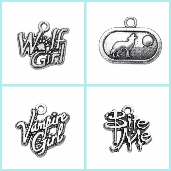 wolf girl vampire girl bite me charms pendant diy jewelry findings antique silver tone 10pcs/lot, Bronze;silver
wolf girl vampire girl bite me charms pendant diy jewelry findings antique silver tone 10pcs/lot, Bronze;silver