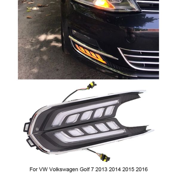 daytime running light for vw* * golf 7 2013 2014 2015 2016 daylight 2pcs led drl with turn yellow signal
daytime running light for vw* * golf 7 2013 2014 2015 2016 daylight 2pcs led drl with turn yellow signal