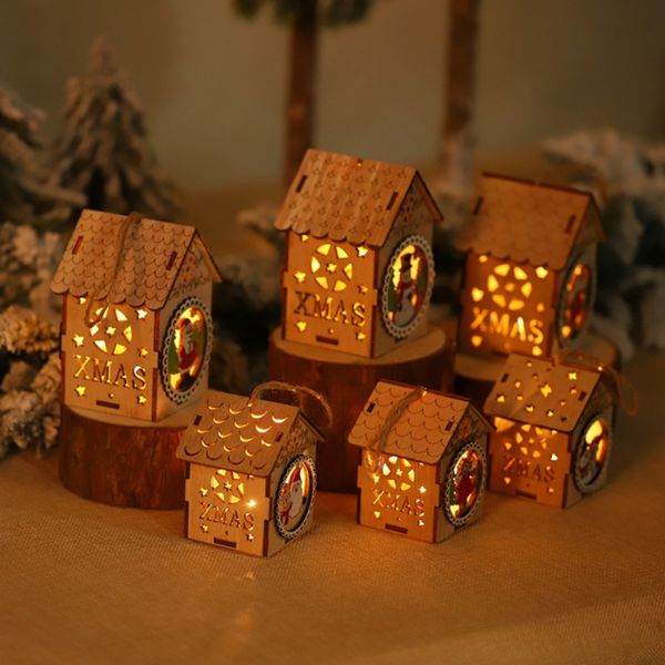led light up christmas wooden house with hanging rope for indoor christmas tree ornaments party holiday decor
led light up christmas wooden house with hanging rope for indoor christmas tree ornaments party holiday decor