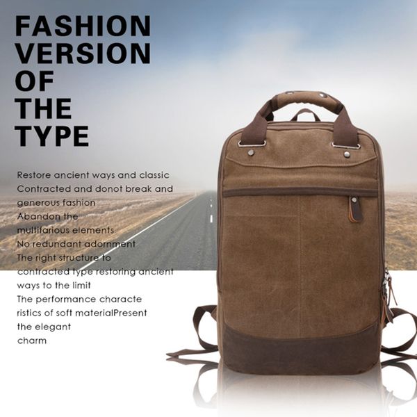 canvas lapbackpack travel computer notebook rucksack school bag for men and women outdoor sports bags
canvas lapbackpack travel computer notebook rucksack school bag for men and women outdoor sports bags