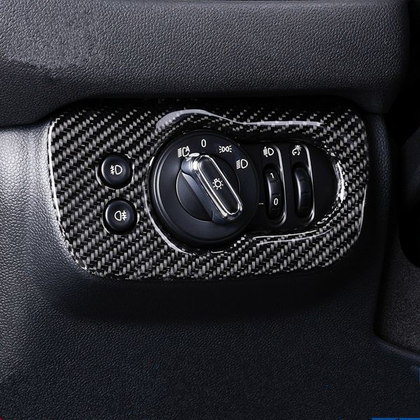 black carbon fiber car headlight switch panel cover frame sticker trim case for mini cooper clubman f54 2015 2016 2017 2018
black carbon fiber car headlight switch panel cover frame sticker trim case for mini cooper clubman f54 2015 2016 2017 2018