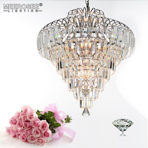 Modern Crystal Chandeliers Light Lustres De Cristal Decoration Home Lighting Luxury Candle Hanging Lamp Living Room Indoor Lamp