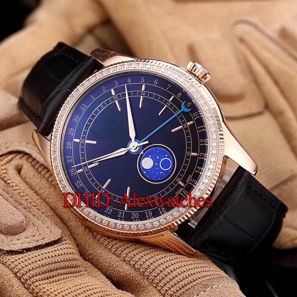 50535 luxury mens woman watches moon phase mechanical automatic watch 39mm rose gold case leather strap ceramic dial montre de luxe, Slivery;brown
50535 luxury mens woman watches moon phase mechanical automatic watch 39mm rose gold case leather strap ceramic dial montre de luxe, Slivery;brown