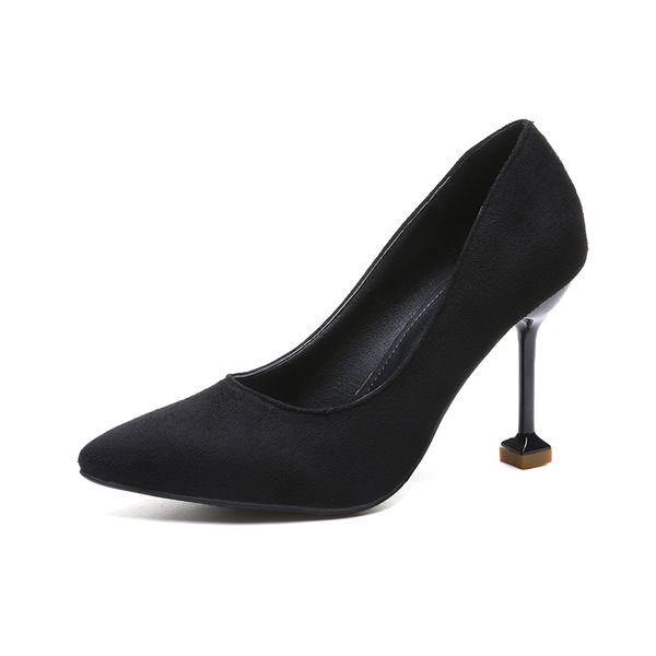 2019 women's singles shoe velvet high-heeled shoes woman shoe zapatos de mujer high heels, Black
2019 women's singles shoe velvet high-heeled shoes woman shoe zapatos de mujer high heels, Black