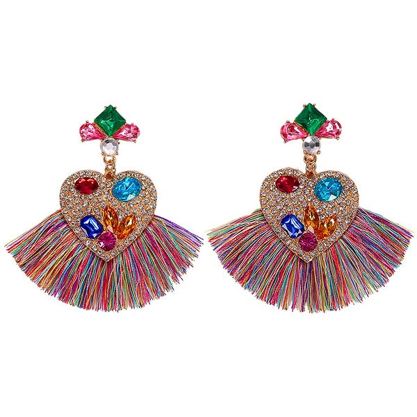 wholesale- luxury designer exaggerated sparkling diamond crystal cute lovely heart bohemia tassel pendant stud earrings for women girls, Golden;silver
wholesale- luxury designer exaggerated sparkling diamond crystal cute lovely heart bohemia tassel pendant stud earrings for women girls, Golden;silver