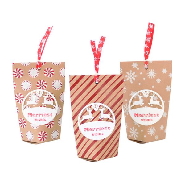 24pcs merry christmas deer kraft paper bag snowflake new year party decoration paper candy box gift bag with ribbon
24pcs merry christmas deer kraft paper bag snowflake new year party decoration paper candy box gift bag with ribbon