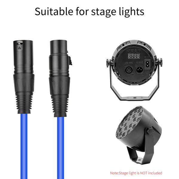 

professional xlr wire male to female stage light wire audio cable microphone cable dmx512 signal cable