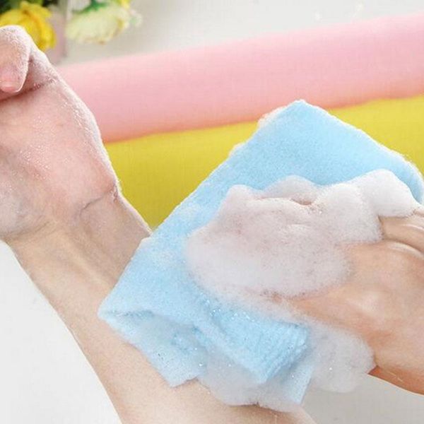 30*90cm ladies towel 1pcs long rubbing back nylon foam towel lengthening bath rubbing soft bath washcloth
30*90cm ladies towel 1pcs long rubbing back nylon foam towel lengthening bath rubbing soft bath washcloth