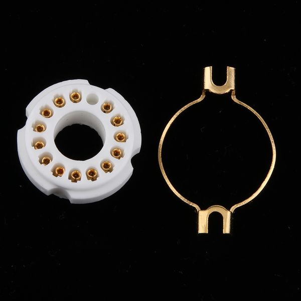 pcb ceramic vacuum tube socket gold 
pcb ceramic vacuum tube socket gold