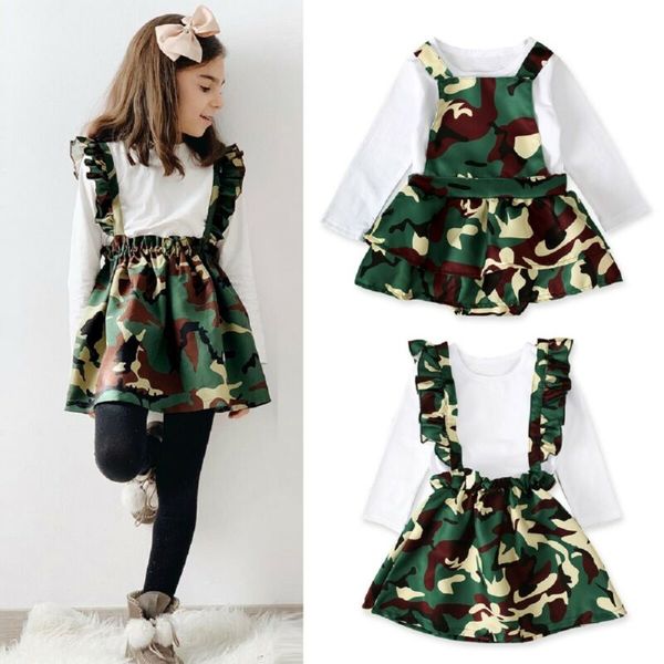 горячие продажа новые matching одежда big little sister top рубашка + шорты пинафор camo эпикировка осень зима повседневный нижнее sets, White
горячие продажа новые matching одежда big little sister top рубашка + шорты пинафор camo эпикировка осень зима повседневный нижнее sets, White