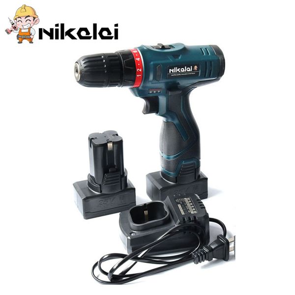 2 speed multifunction electric screwdriver gun lithium battery*2 25v electric drill wood screw home improvement power tools
2 speed multifunction electric screwdriver gun lithium battery*2 25v electric drill wood screw home improvement power tools