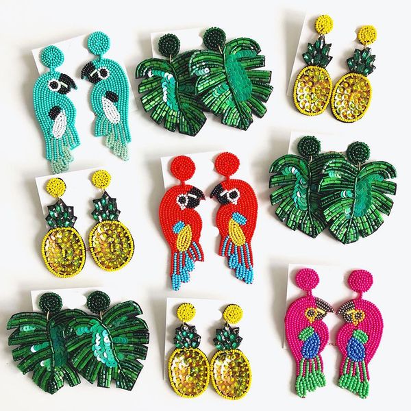 dvacaman boho handmade beaded leaf parrot pendant earrings for women 2019 new design wedding jewelry korean drop dangle earrings, Golden
dvacaman boho handmade beaded leaf parrot pendant earrings for women 2019 new design wedding jewelry korean drop dangle earrings, Golden