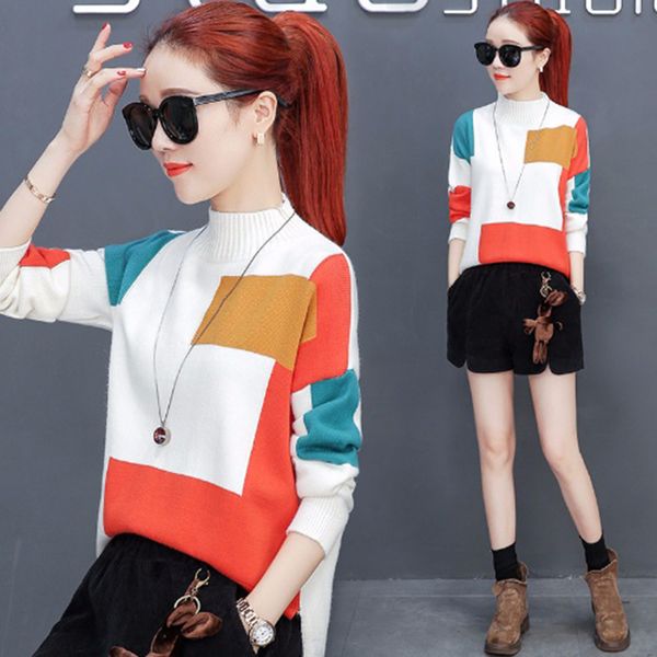 wholesale 2019 new autumn winter selling women's fashion casual warm nice sweater bp8918, White;black
wholesale 2019 new autumn winter selling women's fashion casual warm nice sweater bp8918, White;black