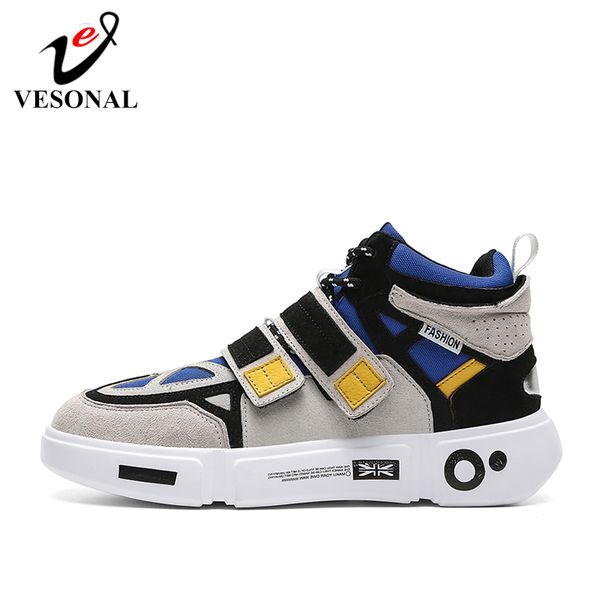 vesonal 2020 spring suede leather high hip hop sneakers men shoes personality casual male shoes footwear street breathable, Black
vesonal 2020 spring suede leather high hip hop sneakers men shoes personality casual male shoes footwear street breathable, Black