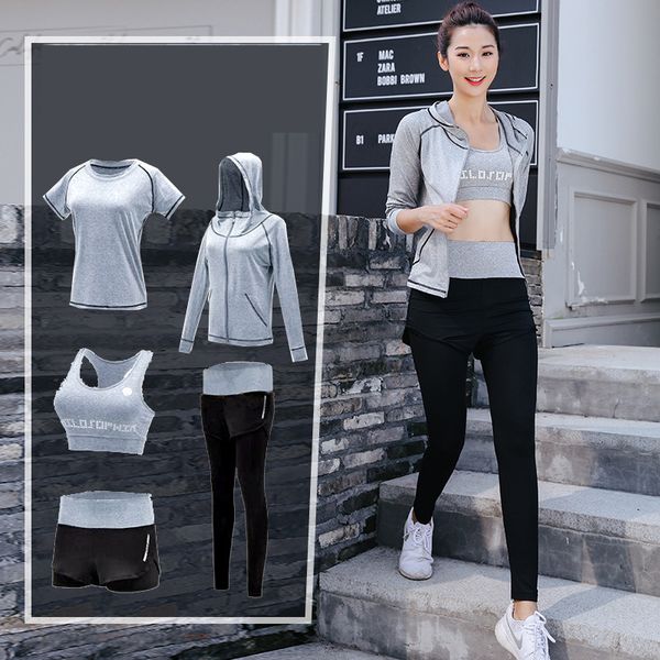 5pcs women's yoga sets gym clothing hooded outdoor running fitness suit sport dry quickly women sports set ropa deportiva mujer, White;red
5pcs women's yoga sets gym clothing hooded outdoor running fitness suit sport dry quickly women sports set ropa deportiva mujer, White;red