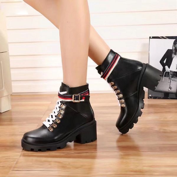 women martin boots calfskin leather spikes rivet boot lace up ankle bottes booties australian bottines women designer boots 20s1, Black
women martin boots calfskin leather spikes rivet boot lace up ankle bottes booties australian bottines women designer boots 20s1, Black
