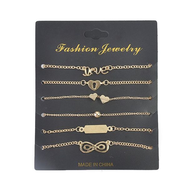 ювелирные изделия браслет мода мода любовь звезда луна романтический набор, Golden;silver
ювелирные изделия браслет мода мода любовь звезда луна романтический набор, Golden;silver