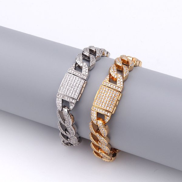 wholesale 12mm width gold silver bling ice out cz cubic bracelet necklace chain for mens jewelry, Black
wholesale 12mm width gold silver bling ice out cz cubic bracelet necklace chain for mens jewelry, Black