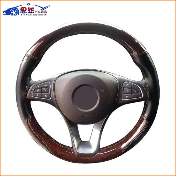four seasons universal anti-slip breathable grip cover genuine leather joint peach wood athletic sew car steering wheel cover
four seasons universal anti-slip breathable grip cover genuine leather joint peach wood athletic sew car steering wheel cover