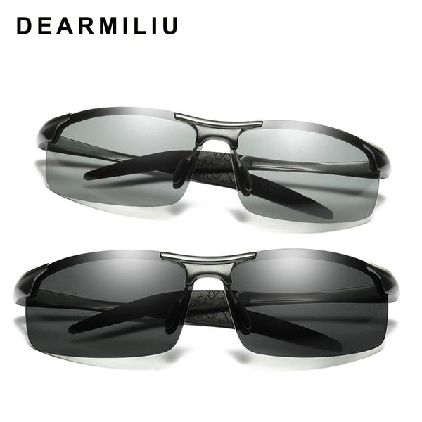 dearmiliu polarized pchromic sunglasses men aluminum magnesium frame driving day and night vision goggles sun glasses, White;black
dearmiliu polarized pchromic sunglasses men aluminum magnesium frame driving day and night vision goggles sun glasses, White;black