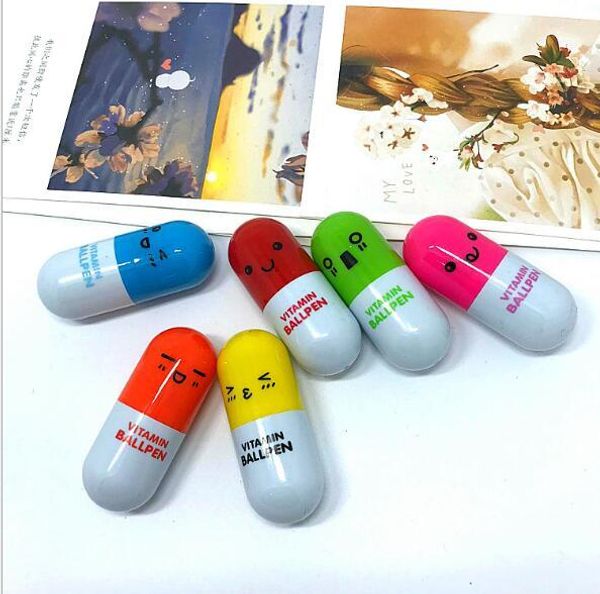 2019 new fashion retractable creative stationery cute expression capsule pill ballpoint pen aa116, Blue;orange
2019 new fashion retractable creative stationery cute expression capsule pill ballpoint pen aa116, Blue;orange