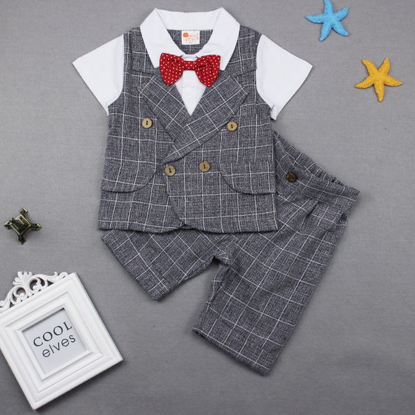 kids suits boys summer plaid gentleman bow two-piece letter print 2019 girl fashion casual shirts pants outfits, White
kids suits boys summer plaid gentleman bow two-piece letter print 2019 girl fashion casual shirts pants outfits, White