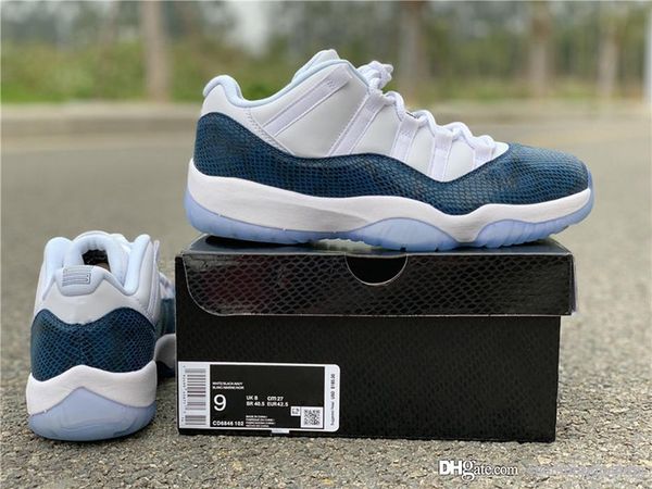 new release 11 low navy blue snakeskin basketball shoes men 11s white black real carbon fiber athletic shoes with box cd6846-102
new release 11 low navy blue snakeskin basketball shoes men 11s white black real carbon fiber athletic shoes with box cd6846-102