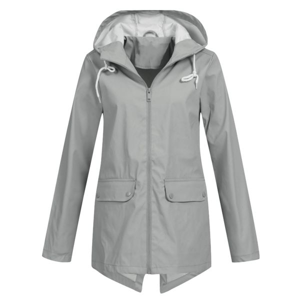 women coat clothes winter sportswear solid rain jacket plus size hooded windproof loose outdoor jackets waterproof raincoat 9.10, Black;brown
women coat clothes winter sportswear solid rain jacket plus size hooded windproof loose outdoor jackets waterproof raincoat 9.10, Black;brown