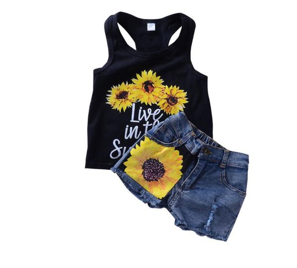 sunflower toddler baby girl clothes set clothes sleeveless letter vest tank short pants summer outfits set, White
sunflower toddler baby girl clothes set clothes sleeveless letter vest tank short pants summer outfits set, White