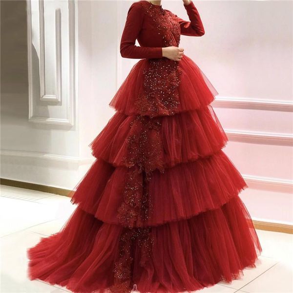 2020 burgundy lace appliqued a-line prom dress vintage long sleevess high neck evening gown ruched formal party gown, Black
2020 burgundy lace appliqued a-line prom dress vintage long sleevess high neck evening gown ruched formal party gown, Black