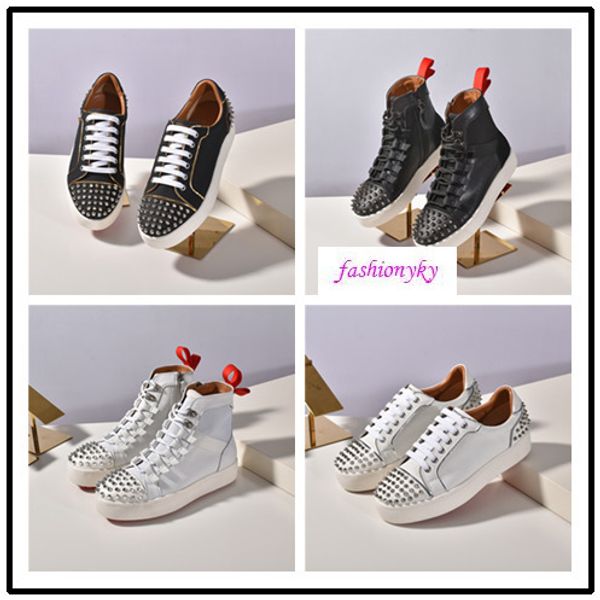 donna flat sneakers mens red bottoms shoes womens rivet spiky sock junior spikes flat shoess, Black
donna flat sneakers mens red bottoms shoes womens rivet spiky sock junior spikes flat shoess, Black