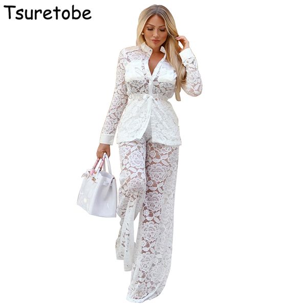tsuretobe 2018 new autumn winter elegant lace tracksuit women wide leg pants and bodycon white bandage casual two piece set, Gray
tsuretobe 2018 new autumn winter elegant lace tracksuit women wide leg pants and bodycon white bandage casual two piece set, Gray