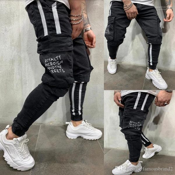 trousers pencil pants black big pockets mens jeans spring autumn fashion pencil pantalones, Blue
trousers pencil pants black big pockets mens jeans spring autumn fashion pencil pantalones, Blue