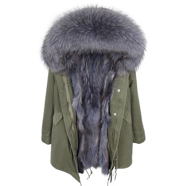2020 long winter jacket women outwear thick parkas raccoon natural real fur collar coat hooded real warm fur liner big size, Black
2020 long winter jacket women outwear thick parkas raccoon natural real fur collar coat hooded real warm fur liner big size, Black