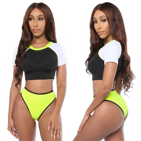 redcore summer 2019 ladies sets short sleeve women 2 piece set women patchwork crop and panties fashion beach set tz313, White
redcore summer 2019 ladies sets short sleeve women 2 piece set women patchwork crop and panties fashion beach set tz313, White