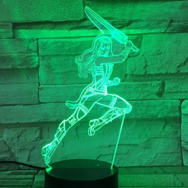 marvel the avengers super heroe gamora figure 3d illusion usb 3d led night light multicolor rgb table lamp bedroom birthday gift
marvel the avengers super heroe gamora figure 3d illusion usb 3d led night light multicolor rgb table lamp bedroom birthday gift