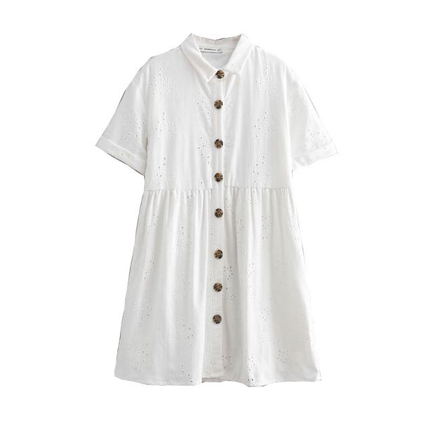 qz913 women's white color floral embroidery pleated short sleeve casual dress hollow out cotton dresses vestidos, Black;gray
qz913 women's white color floral embroidery pleated short sleeve casual dress hollow out cotton dresses vestidos, Black;gray