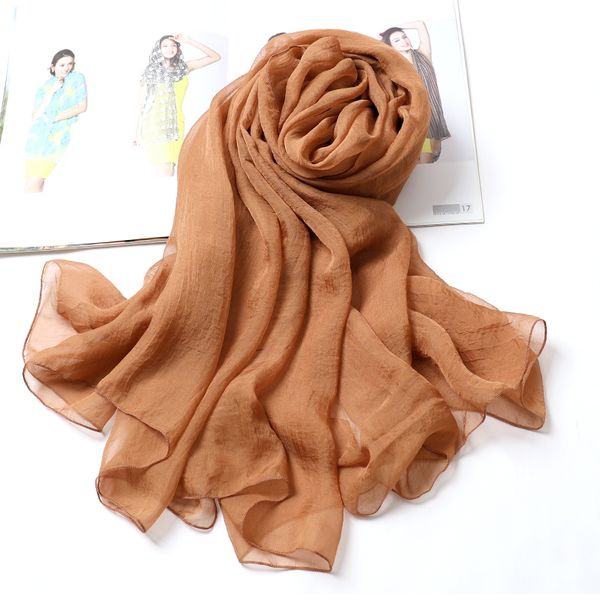 winter scarf coffee women spring and autumn versatile long korean version of pure color gauze chiffon silk large square
winter scarf coffee women spring and autumn versatile long korean version of pure color gauze chiffon silk large square