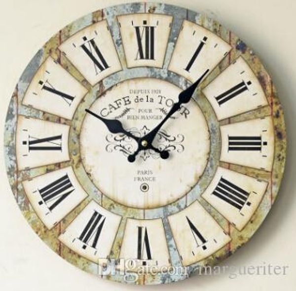 creative roman numeral vintage wooden wall clock antique style restaurant decorative clock density board clock retro art watch
creative roman numeral vintage wooden wall clock antique style restaurant decorative clock density board clock retro art watch