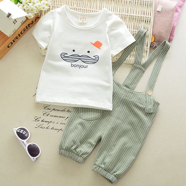 2020 summer new boys and girls cotton 100% short-sleeved strap set cartoon animals 0-2 years old children's clothing, White
2020 summer new boys and girls cotton 100% short-sleeved strap set cartoon animals 0-2 years old children's clothing, White