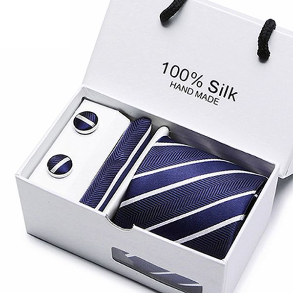 new designer silk tie suit festival gift packing 7.5cm ties streak corbata slim striped necktie cravat clothing accessories warm grid ties, Black;blue 
new designer silk tie suit festival gift packing 7.5cm ties streak corbata slim striped necktie cravat clothing accessories warm grid ties, Black;blue