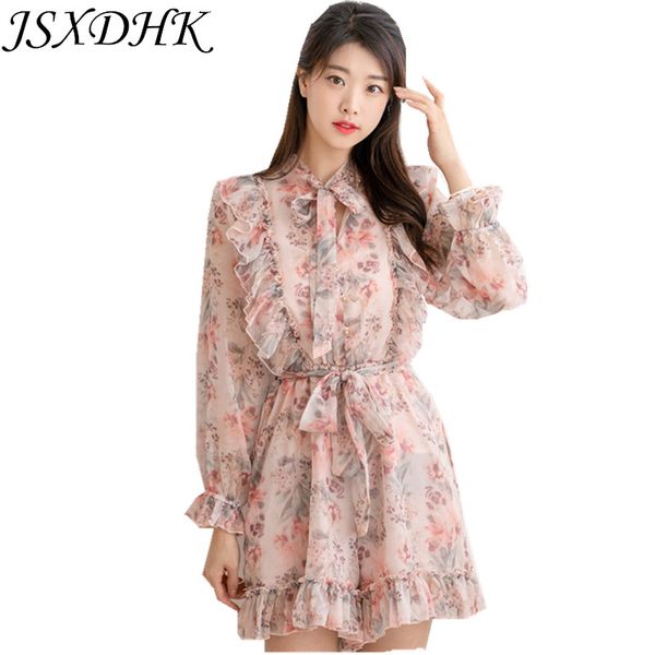 jsxdhk lady 2018 runway summer chiffon jumpsuit rompers printting floral women flare sleeve sashes beach wide leg playsuit, Black;white
jsxdhk lady 2018 runway summer chiffon jumpsuit rompers printting floral women flare sleeve sashes beach wide leg playsuit, Black;white