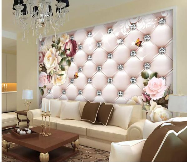 vintage flower pattern diamond soft pack tv background wall modern living room wallpapers
vintage flower pattern diamond soft pack tv background wall modern living room wallpapers