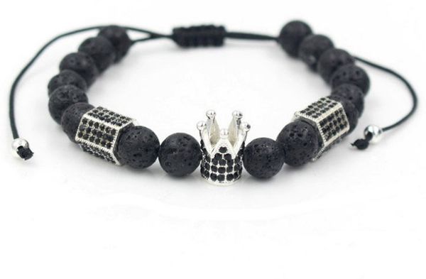 8mm oygh4 gold silver copper crown black stone volcanic lava micro pave cz zircon cubic zirconia bracelet charm braided yoga, Golden;silver
8mm oygh4 gold silver copper crown black stone volcanic lava micro pave cz zircon cubic zirconia bracelet charm braided yoga, Golden;silver