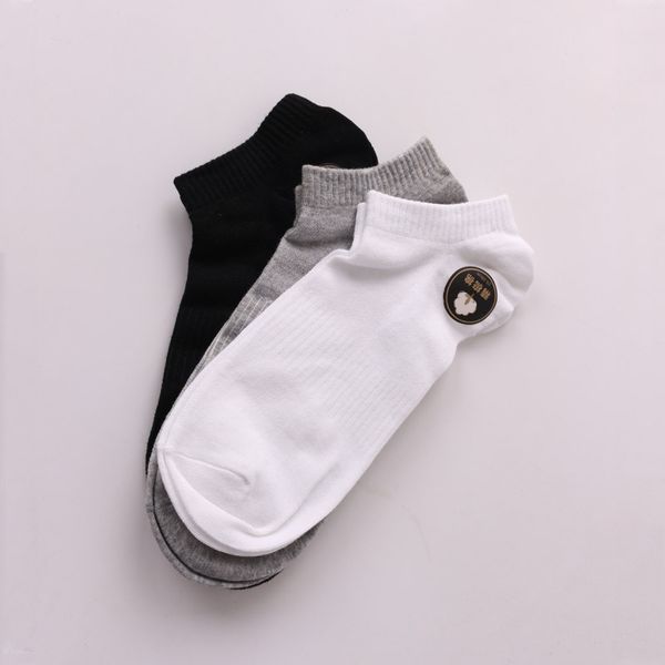 3 pairs=1 lot men's ankle socks comfortable breathable combed cotton socks boat short sock sokken male, Black
3 pairs=1 lot men's ankle socks comfortable breathable combed cotton socks boat short sock sokken male, Black