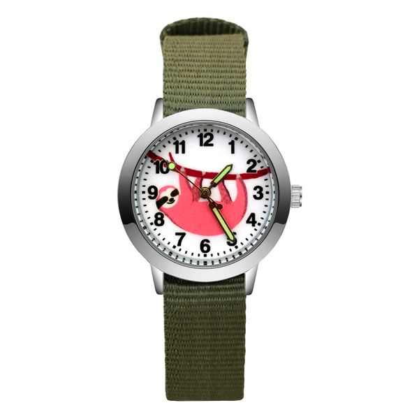 cartoon cute pretty animal sloth style children's watches kids student girls boys quartz nylon strap wrist watch ja151, Blue
cartoon cute pretty animal sloth style children's watches kids student girls boys quartz nylon strap wrist watch ja151, Blue